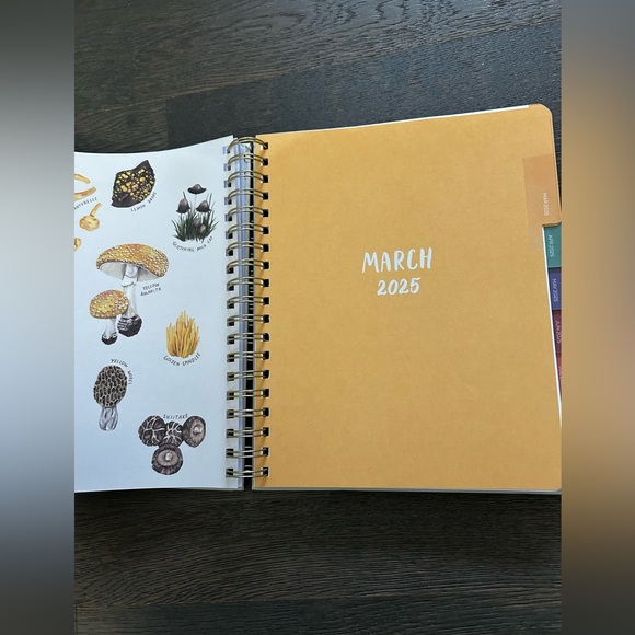 Mushroom 2025 monthly, weekly calendar diary planner - Picture 3 of 7